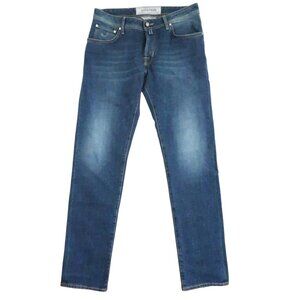 JACOB COHEN button fly jeans sz 34 #622 Stretch Comfort